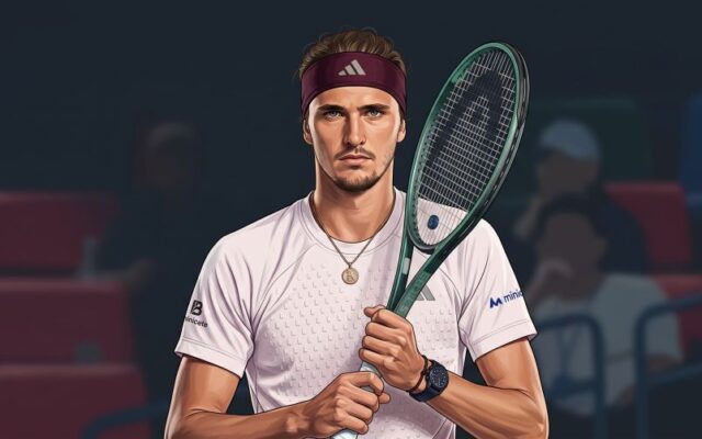 Tennisspieler A. Zverev