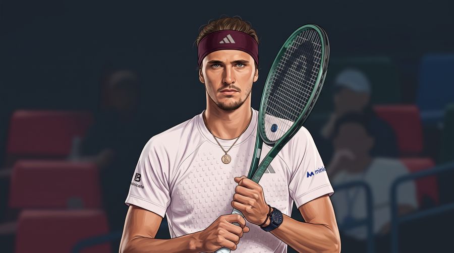 Tennisspieler A. Zverev