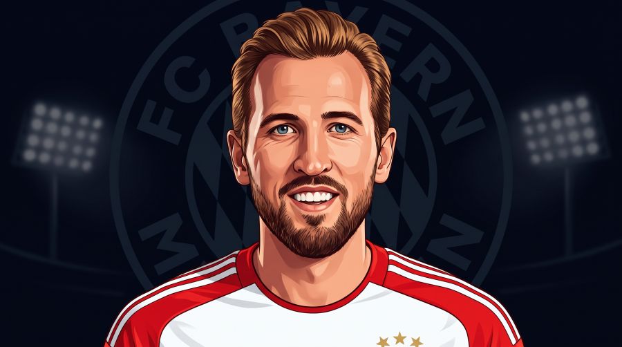 Fußball Harry Kane im Portrait